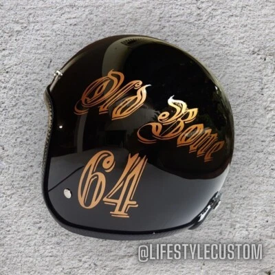 CASCO VINTAGE HARLEY DAVIDSON OLD BONE 64 Foto 1 de 4