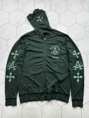 Sudadera con capucha vintage Affliction 2 en 1 para hombre talla XXL Foto 1 de 4