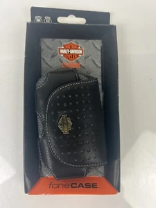 NEW Licensed Harley Davidson Horizontal Pouch Case Holster for Small Flip Phones - Picture 1 of 8