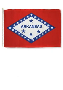 12x18 12"x18" State of Arkansas Sleeve Flag Boat Car Garden - Picture 1 of 1