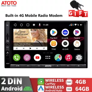 ATOTO S8 Ultra Android Radio de Automóvil Incorporada 4G GPS Móvil Inalámbrico CarPlay 4G+64G - Imagen 1 de 11