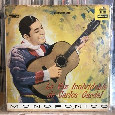 [ЛАТИНСКИЙ] ~ VG LP ~ CARLOS GARDEL ~ Vol. XIII ~ La Voz Inolvidable De Carlos Gardel ~ 1962 - Изображение 1 из 4