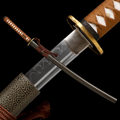 Espada Katana Samurai Japonesa Arcilla Templada Acero T10 Real Hamon Real Navaja Afilada Foto 1 de 4