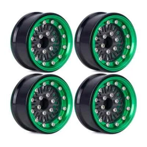Carbon Fiber & Aluminum 1.9" Beadlock RC Wheel Rims for SCX10 TRX4 VS4-10 Gen8 - Picture 1 of 17