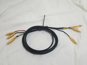RCA R,Y,B Cable 6ft  AV Composite Male w/ Gold Color All Metal Plugs  - Picture 1 of 3