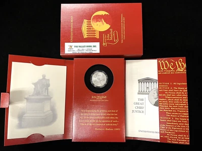 2005 Chief Justice John Marshall U.S Mint $1 UNC Coin - Chronicles Set in OGP - Image 1 of 4