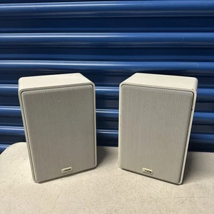 PAIR OF MINT CANTON GL 260 SPEAKERS WHITE-TESTED WORKING! FREE SHIPPING! - Picture 1 of 7