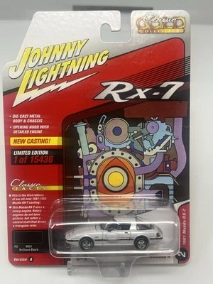 Johnny Lightning Rx-7 Chase 1981 Mazda RX-7 White Lightning Foto 1 de 4