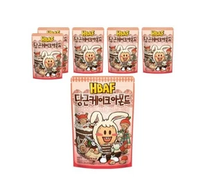 6 X HBAF Pastel de Zanahoria Almendra 120g de Corea - Imagen 1 de 2