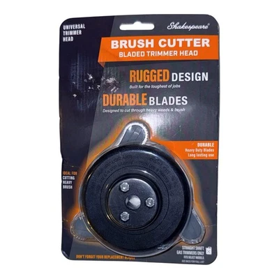 New Shakespeare Universal Brush Cutter Bladed Trimmer Head Straight Shaft Gas - Image 1 of 2