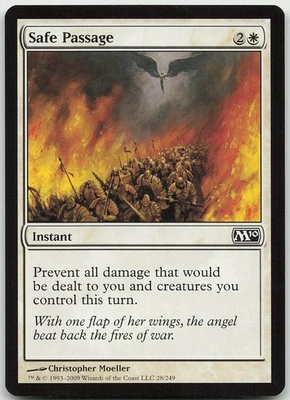 Safe Passage 28 Common Magic 2010 (M10) NM MTG - Image 1 of 2
