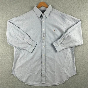 NWT Ralph Lauren Classic Fit Button Down Shirt Men’s 17.5 32/33 XL Pony Blue - Picture 1 of 9