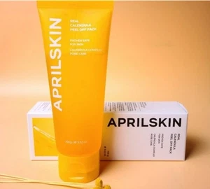APRILSKIN Real Calendula Peel Off Pack Mask 100g Face Scrub Face Exfoliators T3 - Picture 1 of 3