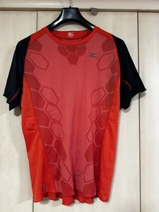 Mizuno Dry Lite Men’s Running T Shirt Orange Size Large  - Picture 1 of 3