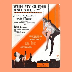 Con la mia chitarra e te Fred Scott In Swing spartiti alti Helen Twelvetrees - Foto 1 di 3