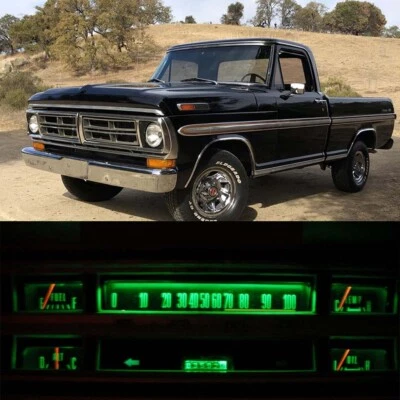 Gauge Cluster LED Dashboard Bulbs Green For Ford 1970-1972 F100 F250 F350 Truck - Image 1 of 4