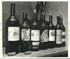 1983 Press Photo Array of vintage French wines - hcx26976