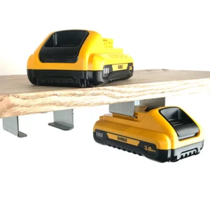 Dewalt Bohrer Batteriehalter Schlagzeug Elektrowerkzeug Metallhalterung Aufbewahrung Batterien zum Selbermachen  - Bild 1 von 10