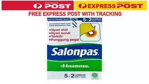 Salonpas Patches Pain Relieving 100 Patches Made in Indonesia Exp 12/2025 - Picture 1 of 2