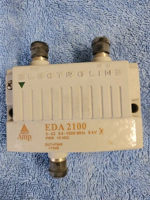 Electroline EDA2100 Drop Amp 54-1000MHz  - Good Used Condition - Image 1 of 4