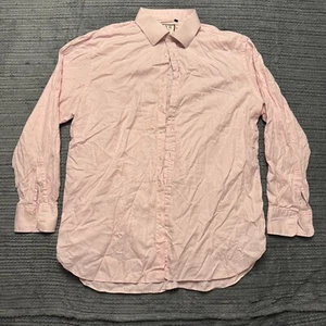 Camisa de vestir Thomas rosa para hombre 16 41 rosa manga larga calce clásico 100 % algodón - Imagen 1 de 6