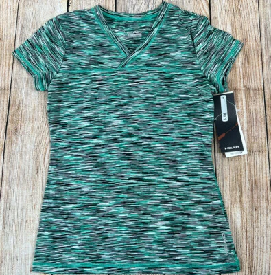 NWT Women’s Head Dri Fit Shirt Space Dye Mint Leaf Slim Top Size XS — 第 1/4 张图片