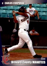 2006 Brevard County Manatees Grandstand #23 Carlos Corporan Catano Puerto Rico