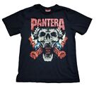 Pantera Mouth Of War Black T Shirt Men Size Large Double-Sided Print