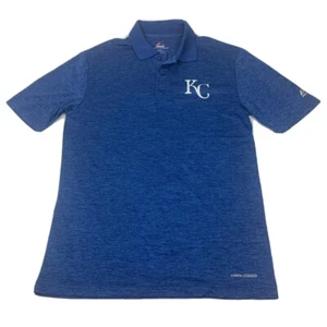 Camiseta Kansas City Royals Majestic Para Hombres Gráfica Azul Jaspeado Cool Base Camiseta S - Imagen 1 de 7