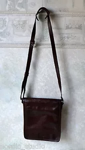 Bolso de Mano Estilo Mensajero de Cuero Genuino, Por M.P.Leather, Marrón, Unisex - Imagen 1 de 12