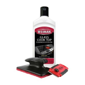 WEIMAN Cooktop and Stove Top 3 Piece Cleaner Kit 