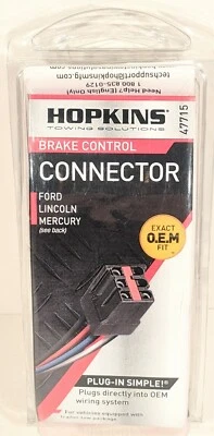 Conector de control de freno Hopkins para Ford Mercury Lincoln #47715 NUEVO - ENVÍO GRATUITO Foto 1 de 2