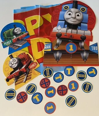 Decoraciones de fiesta infantil Thomas & Friends Thomas The Tank Engine de colección para niños Foto 1 de 4
