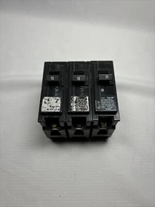 Lot of 3 Siemens 20 and 15 Amp 120/240V 60HZ Type QT Tandem Breaker Read Descr - Picture 1 of 10