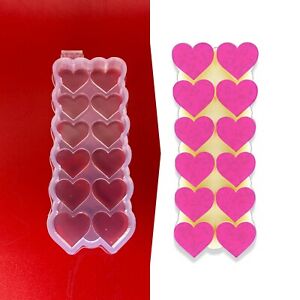Love Heart Silicone Mould - Snap Bar - For Wax Melts - Soap Making - Bath Bombs