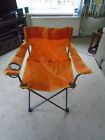 2 X Orange Camping Chairs Foldable & Portable - Bnwt