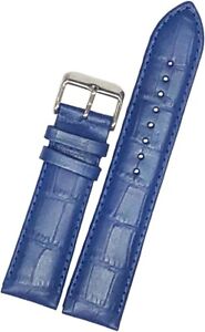 100 X Leather Wrist Strap Blue Color With Stainless Steel Buckle 20 mm Last One