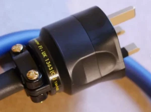 FURUTECH FP-3TS20 1m HiFi MAINS CABLE WITH FI-UK 1363 & FI-11 CONNECTORS - Picture 1 of 6