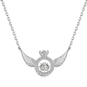 COLLANA ANGEL CON CIONDOLO E ALI DI ANGELO mod. DY190781SWWH - Foto 1 di 2