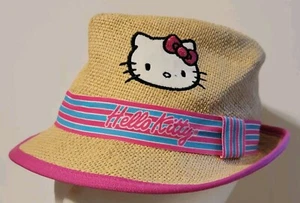 Hello Kitty Fedora Hat Size S/M girls Papel Pink Sanrio - Picture 1 of 9