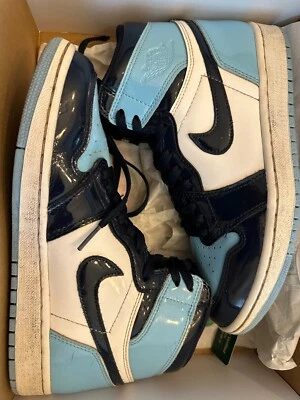 Nike Talla 7.5 - Air Jordan 1 Retro OG Alto Azul Frío W Foto 1 de 4