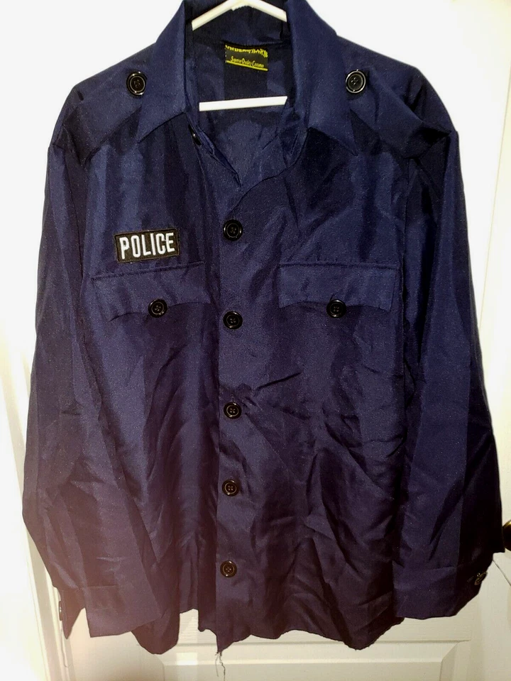 UNDERWRAPS PARA HOMBRES HALLOWEEN POLICÍA POLICÍA DISFRAZ CAMISA CHAQUETA 1 PIEZA XXL ¡SÚPER ESTADO! Foto 1 de 1