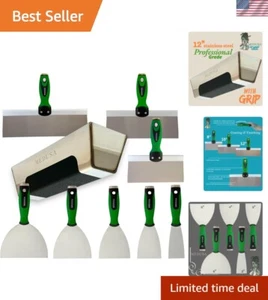 Flexibles Edelstahl Trockenbau Taping Messer Set mit 12" Schlammpfanne und Griff... - Bild 1 von 8