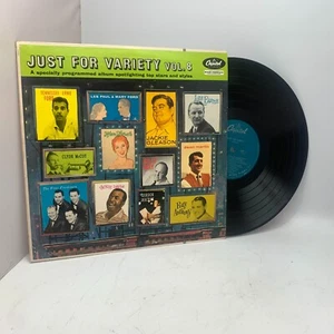 Just For Variety Vol 8 Vinyl LP Compilation US 1958 Turquoise Label Mono VG+/VG+ - Picture 1 of 1