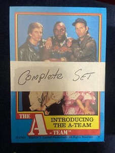 The A Team 1983 Topps  (66) Card Set