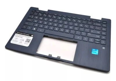 Teclado con reposamanos original HP Pavilion X360 2 en 1 14-ek1071TU azul espacial Foto 1 de 2