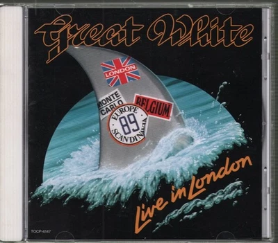 Great White Live In London CD Japan Capitol 1990 CD. Kein Streifen TOCP6147 - Bild 1 von 2