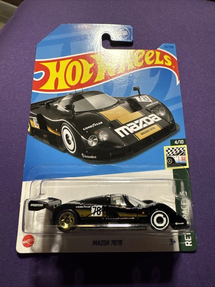 Hot Wheels Retro Racers Negro Mazda 787B 4/10 HKL36 -M9C0D 28/250 1:64 Foto 1 de 1