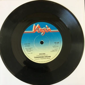 TANGERINE DREAM 'ENCORE' 7'' SINGLE VIRGIN RECORDS VS199 1977 UK FIRST PRESS - Picture 1 of 4