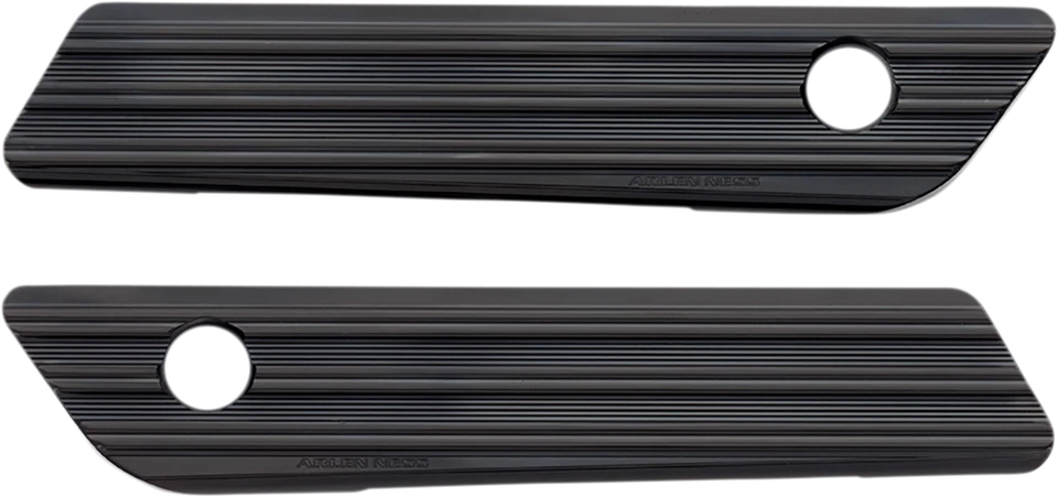 Cubiertas de cierre de alforja ARLEN NESS 03-603 para bicicletas Harley Davidson, negras Foto 1 de 1